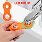 Adaptateur de robinet universel à rotation