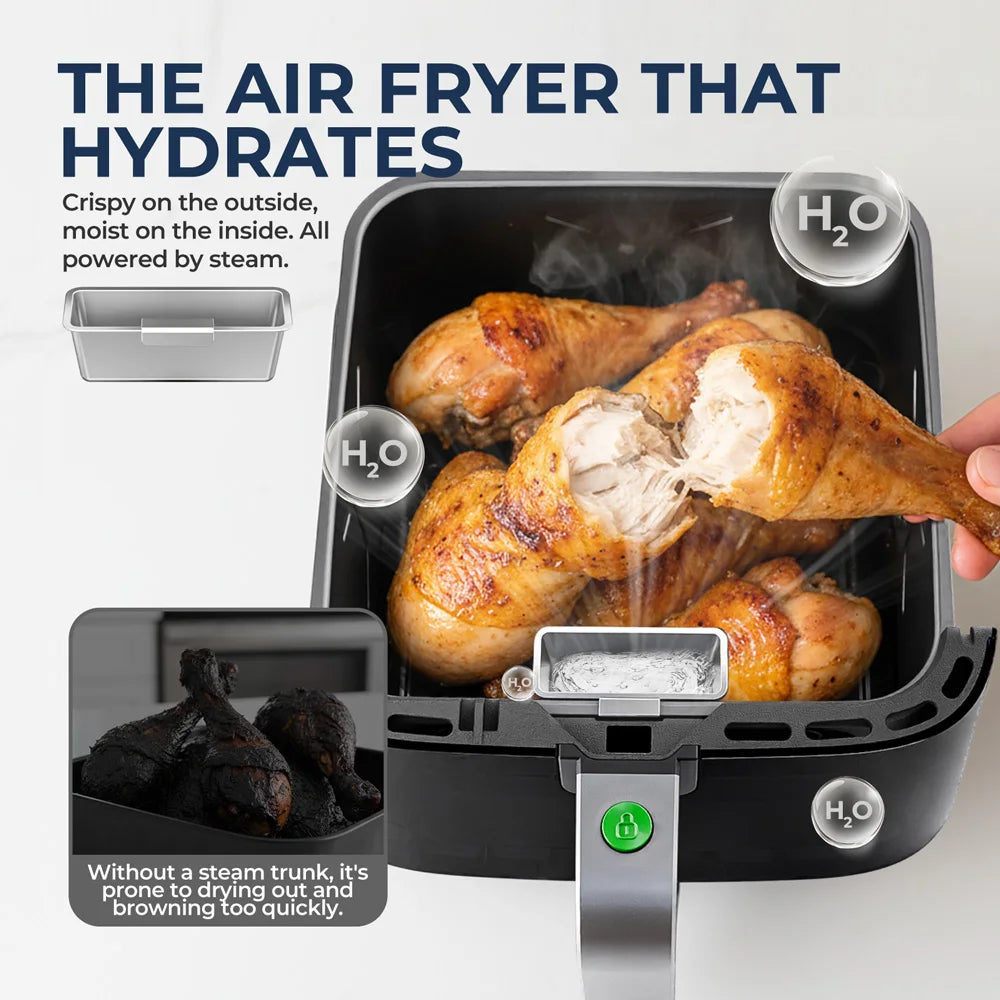 AirFryer (cuisson à Air chaud) 6,2 l XL, écran tactile, 2000W