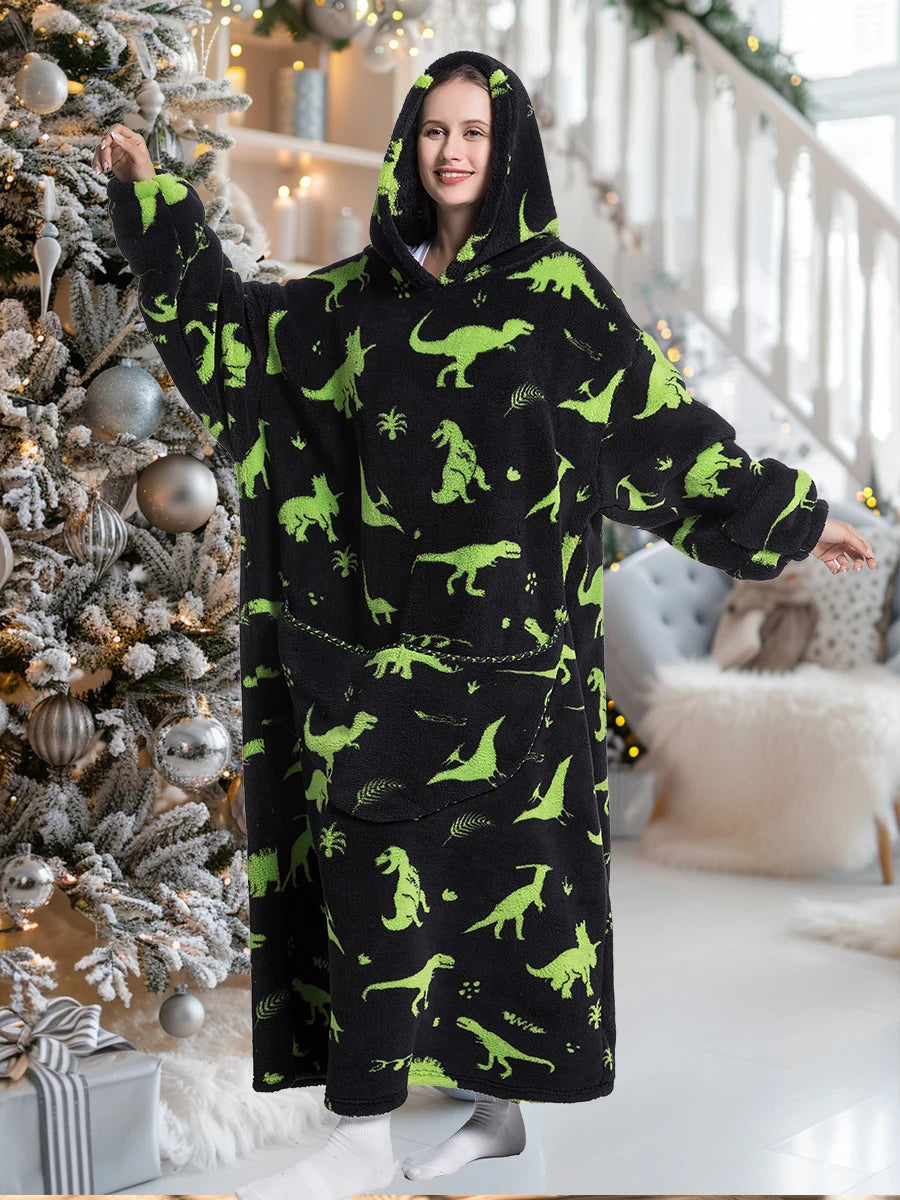 Robe de chambre homme et femme extra large en polaire Sherpa pour un confort extra