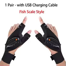 Gants avec lumières LED pour bricoler, faire du vélo ...